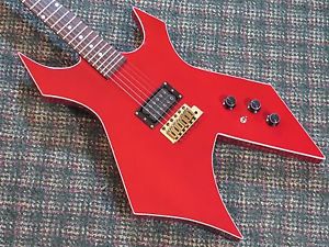 Vintage 1983 BC Rich USA Warlock II Guitar! RARE! Red! 2! w/case