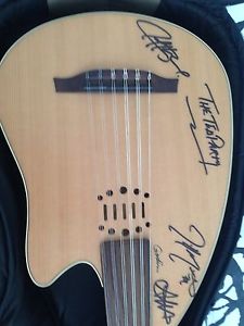 The Tea Party Signed Autograph Godin Multioud Encore Nylon Natural SG SF Guitar
