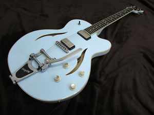Hofner Verythin Single Cutaway Semi-Hollow Near Mint W/H Case FREE SHIPPING!