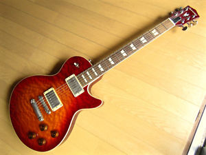 History LH-10QM FUJIGEN Timeless Timbre 5A Quilted Maple E-Guitar Free Shipping
