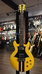 LAG Roxanne RR-1500 Racing Yellow Electric Guitar