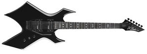 BC RICH HEXENMEISTER DARK KUNST SCHWARZ SCHWARZ E-GITARRE