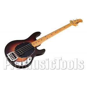 Music Man USA Classic Stingray 4 RB - Retro Burst MN Birdseye * NEW (NOS) * bass