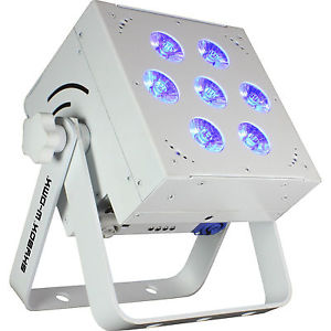 Blizzard SkyBox W-DMX WHITE Battery-Powered RGBAW+UV 6-in-1 LED Fixture