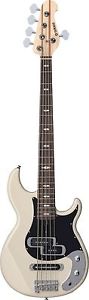 Yamaha BB425X 5-String Electric Bass Guitar, Vintage White