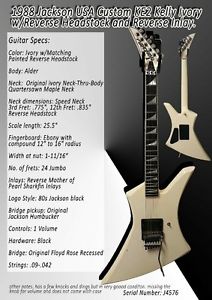 Vintage 1988 USA jackson kelly ke2