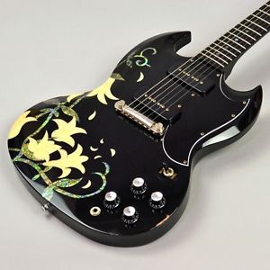 ESP OVERDRIVE BLACK LILY Electric Guitar Free shipping