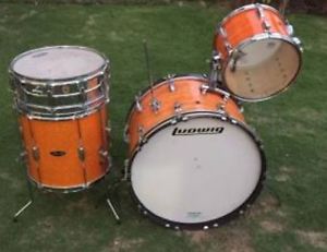 Ludwig Drums 1960s Mod Orange Vintage