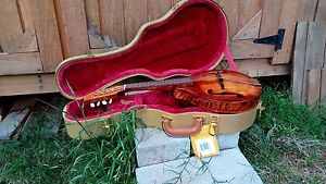 New Mia "Rose" A-7E A-Style Mandolin & Case -Acoustic/Electric - Made in USA