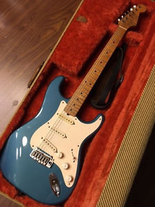 Early James Tyler Stratocaster Lake Placid Blue Fender Style Headstock guitar
