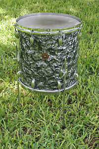 60's GRETSCH 14" FLOOR TOM in BLACK DIAMOND PEARL 4417 for YOUR DRUM SET! #A142