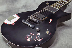 LTD Black Truckstar Aged Black Satin, James Hetfield Les Paul type, y1206