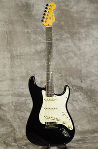 FENDER USA Custom Classic Stratocaster C-Neck Black Used From Japan #A84