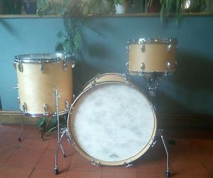 1950s Vintage Gretsch 3 ply Round Badge Drum Kit Broadkaster Brooklyn USA