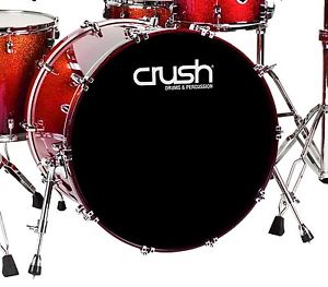 Crush Drums Sublime Maple 26" Diameter Bass Drum/Orange Red Sparkle Fade/NEW