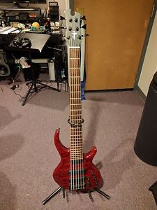 Tobias Killer B 6 String Bass w/ Bartolini Electronics Hard Case VG Condition