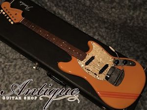Fender Mustang 1969 Competition Orange w /Matching Head & B-neck Electric Guitar