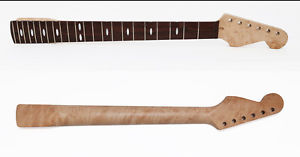 Birdseye maple / Brazilian Rosewood electric guitar neck Hamiltone #1