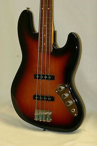 2016 USA Fender Artist Jaco Pastorius Jazz J Bass FRETLESS w/CASE World Unplayed