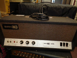 vintage Sunn Sorado bass tube amplifier head