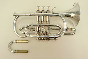 Boston Musical Instruments 3 Star B Flat Cornet. Circa 1910. Excellent condition