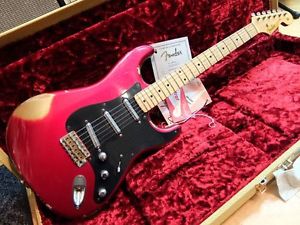 Fender USA Custom Shop 1956 Stratocaster Relic CandyAppleRed Used  w/ Hard case