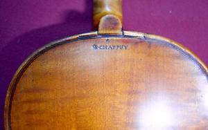 4/4 Nicolas Chappuy Violin Old Fine ca 1730 French Grafted Scroll Amazing! Video