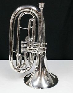 Vintage 1975-1980 Era King 1124 Marching Baritone w/Case, Schilke 50 Mouthpiece!