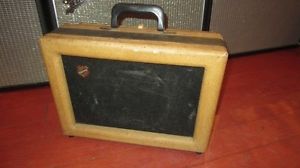Vintage Original 1960 National Two Tone Brown Small Combo Amplifier Two Tone