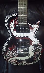 Original Hand painted Gibson Epiphone Special Guitar by artist Kevin Randolph.
