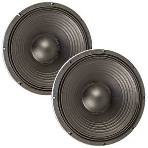 Pair Eminence IMPERO 15" High Power Sub Woofer 15C 4ohm Replacement Speaker