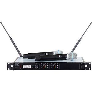 Shure ULXD24D/B87A-G50 Dual Handheld Wireless Microphone System 2x Beta87A ULX-D