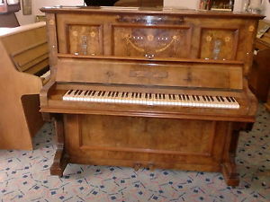 CARL RODER BIRLIN overstrung and under damper burr walnut can deliver £499