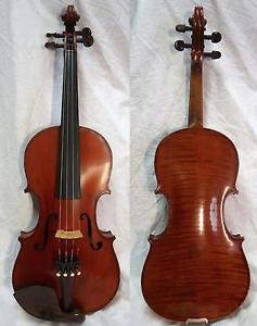 4/4 Nicolaus Amatus Copy Violin Old Fine Full Size case and bow