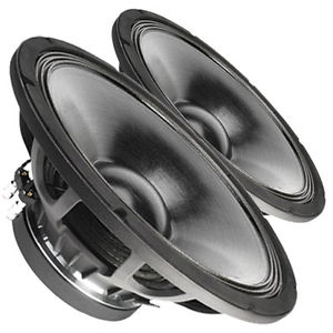 Pair Faital Pro 15FH530 8ohm 15" Mid Woofer Subwoofer Replacement Speaker 1000W