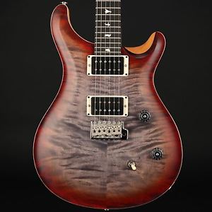 PRS CE24 2017 Ltd in Satin Faded Grey Black / Cherry Burst with Gigbag #239075
