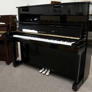 Kawai K60 Upright Piano Black Polish