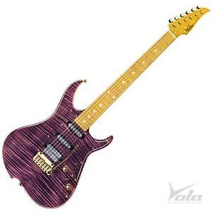 Vola Zenith BBA Trans Light Purple Electric guitar Hand made in Japan