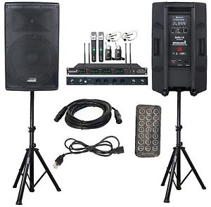 STARAUDIO Pair 15quot 4000w DJ P
