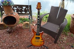 Baker by Ed Roman Orange Sunburst Quilted Maple Top Guitar
