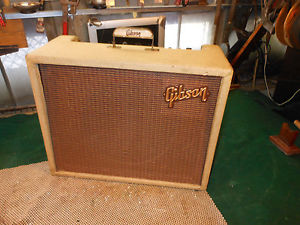 Vintage Gibson Gibsonette Tremolo GA-8T Amp 1X10 Guitar Combo Amplifier