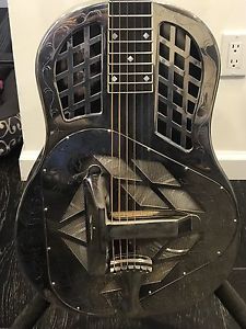 FINAL LISTING- 2008 National Style 2 Tricone Resonator Round Neck Guitar W/OHSC