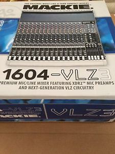 BRAND NEW IN BOX-Mackie 1604 VLZ 3- Channel Mixer