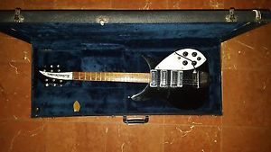 December 1999 Rickenbacker 325V63 Jetglow Original Case w/ John Lennon Vox strap