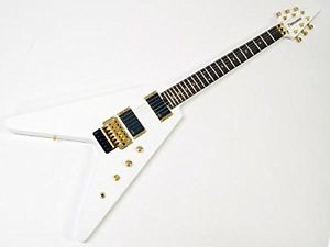FERNANDES BSV-155 White Flying V 2014 model E-guitar