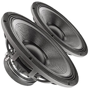 Pair Faital Pro 18HP1030 4ohm 18" Subwoofer 2400W 98dB 4"VC Replacement Speaker