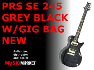 PRS SE 245 GREY BLACK W/GIG BAG NEW