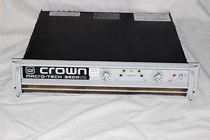 Crown Macro Tech 3600VZ Stereo Power Amplifier 1,800 W Per Channel @ 2 OHMS