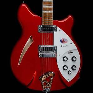 Rickenbacker 360 6-String Semi-Acoustic Electric Guitar in Ruby Red, 2017 Model