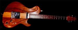 W.E.B. "Bill Berry" CUSTOM BOUTIQUE HANDMADE GUITAR. ONLY ONE ART EXTRAORDINAIRE
